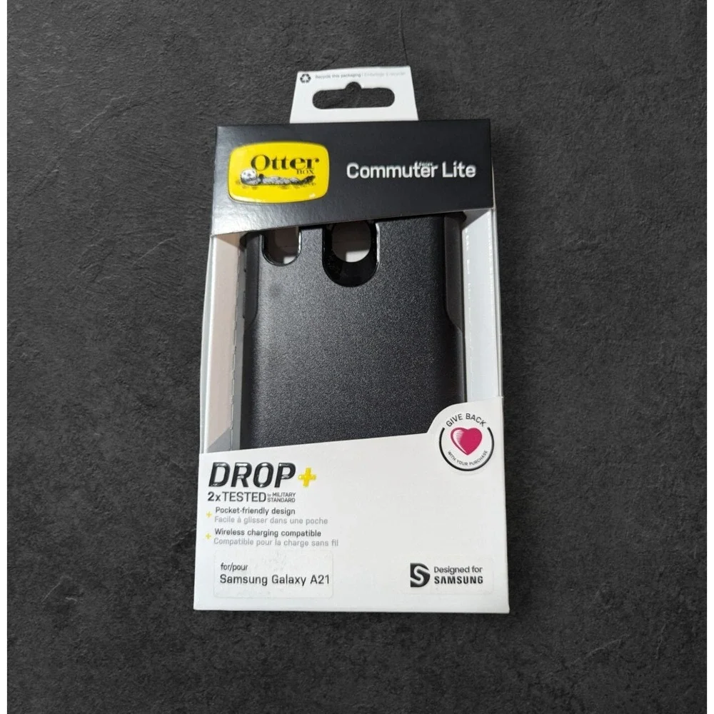Y3. OtterBox Commuter‎ Lite Series Case for Samsung Galaxy A21 Only - Black